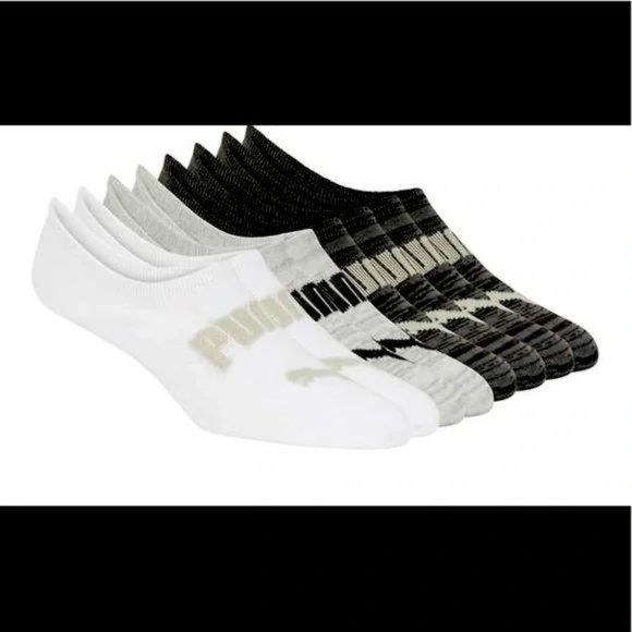 PUMA Ladies Sneaker Liner, 8-Pair sneaker socks - Picture 1 of 4
